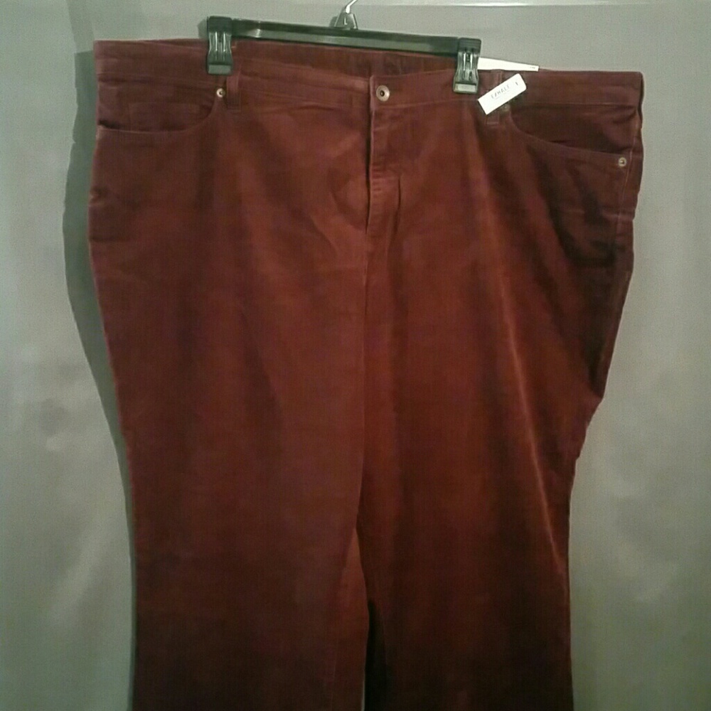 Lands' End Brown Boot Cut Pants - Picture 6 of 8